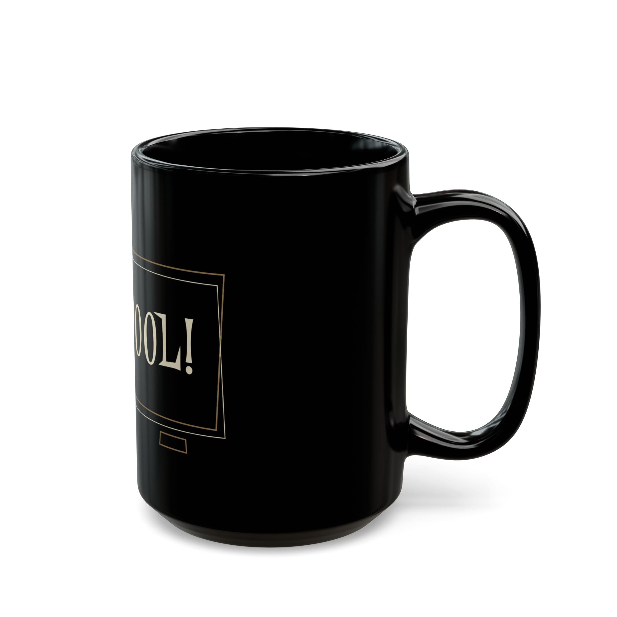 Yay Pool! Black Coffee Mug 11oz & 15oz