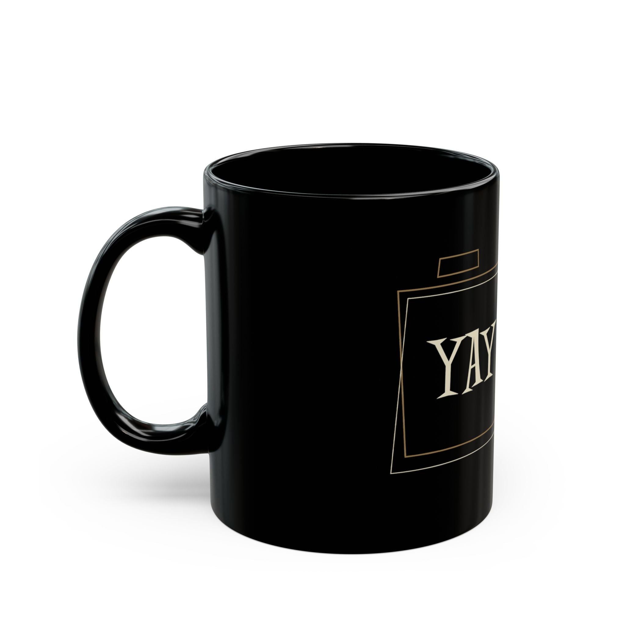 Yay Pool! Black Coffee Mug 11oz & 15oz