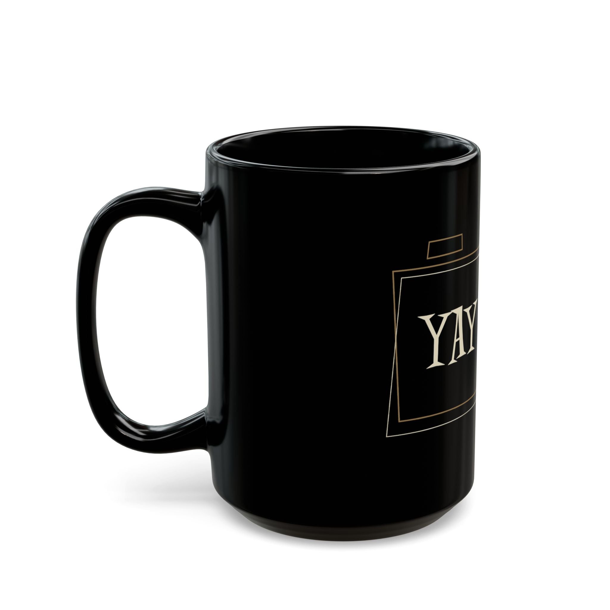 Yay Pool! Black Coffee Mug 11oz & 15oz